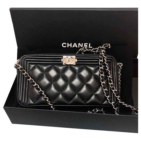 chanel boy wallet on chain size|chanel wallet on chain size.